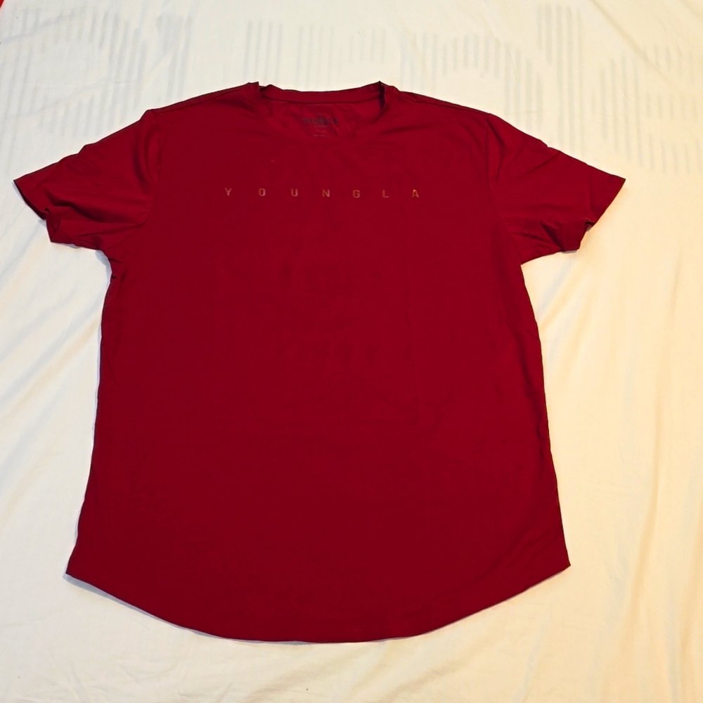 YoungLA Elite Tee, Red, Large